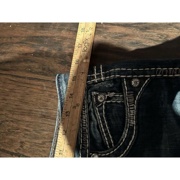 Rock Revival Women’s Size 27 Luna Easy Boot Cut Blue Jeans - Picture 6 of 7